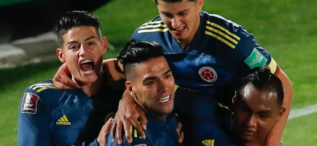 Falcao García, el colombiano que ha marcado en 4 Eliminatorias. / Foto: AFP
