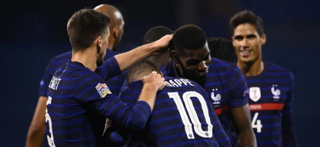 Francia derrotó 1-2 a Croacia en la Liga de Naciones. / Foto: AFP