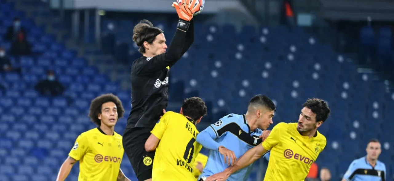 Lazio y Borussia igualaron en el inicio de la Champions / Foto AFP