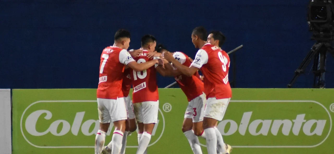 Daniel Giraldo marcó el gol del triunfo | Foto: VizzorImage / Andres Felipe Lopez