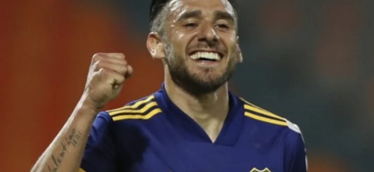 Eduardo Salvio, delantero de Boca, hace parte del 11 ideal/ AFP