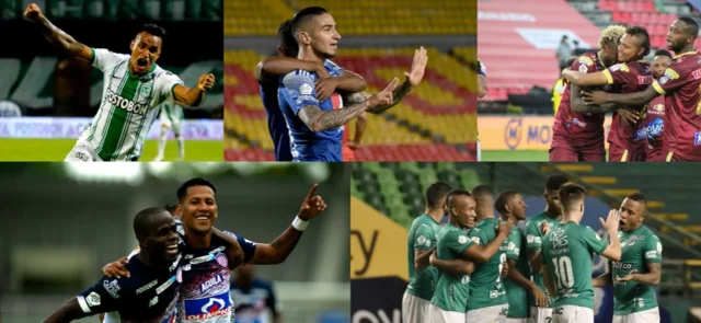 Nacional, Millonarios, Junior, Tolima y Cali, los equipos en Sudamericana. / Fotos: VizzorImage