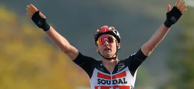 Tim Wellens, ganador de la etapa 5 de la Vuelta a España. / Foto: AFP