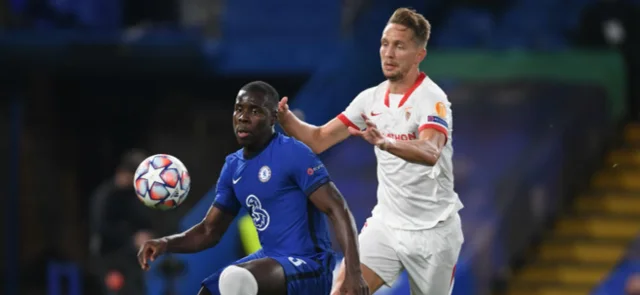Chelsea vs. Sevilla en el primer partido del grupo E de Champions / Foto AFP