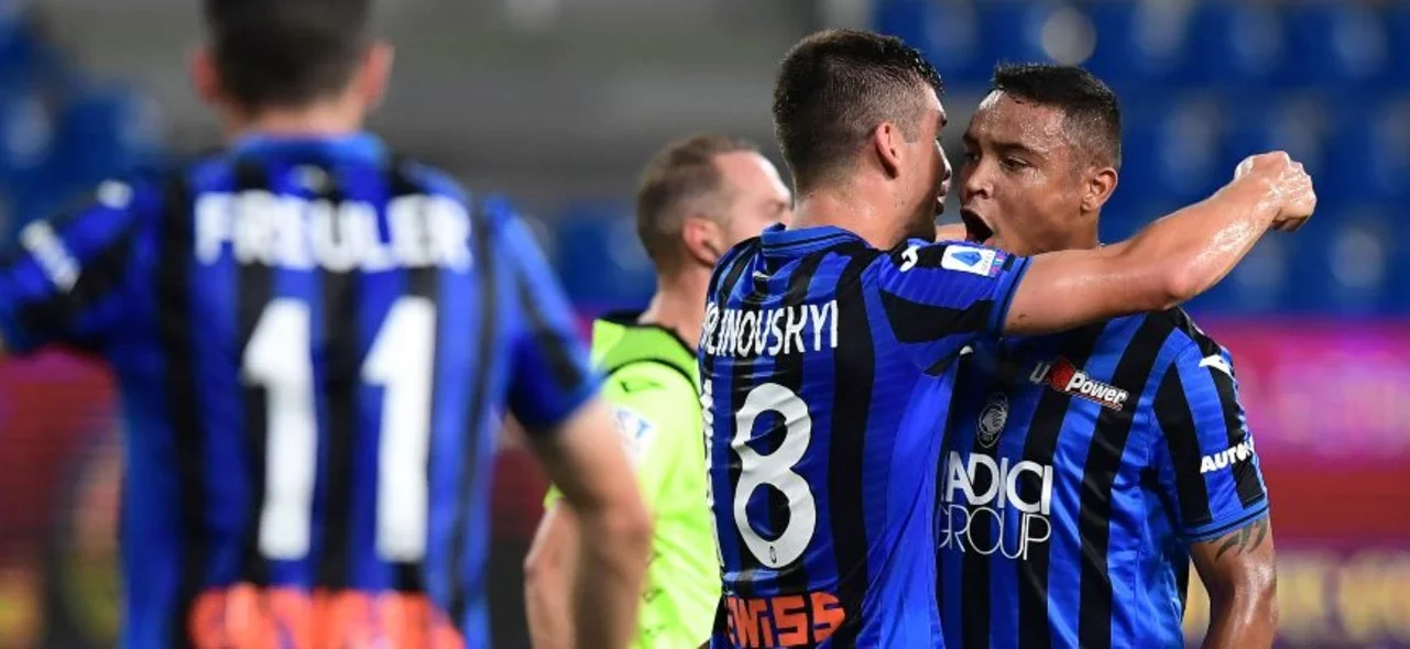 Muriel celebró con doblete / AFP