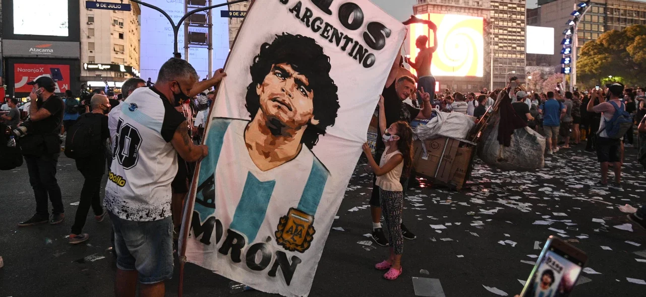 Maradona falleció a los 60 años / AFP