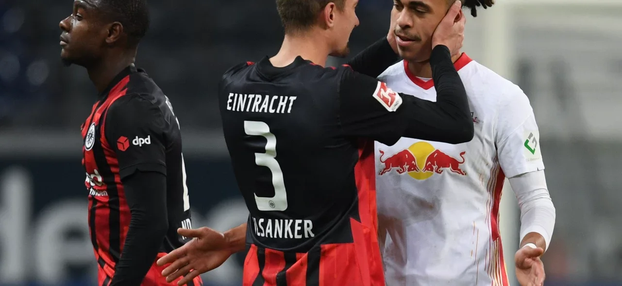 Frankfurt 1-1 Leipzig / Foto AFP