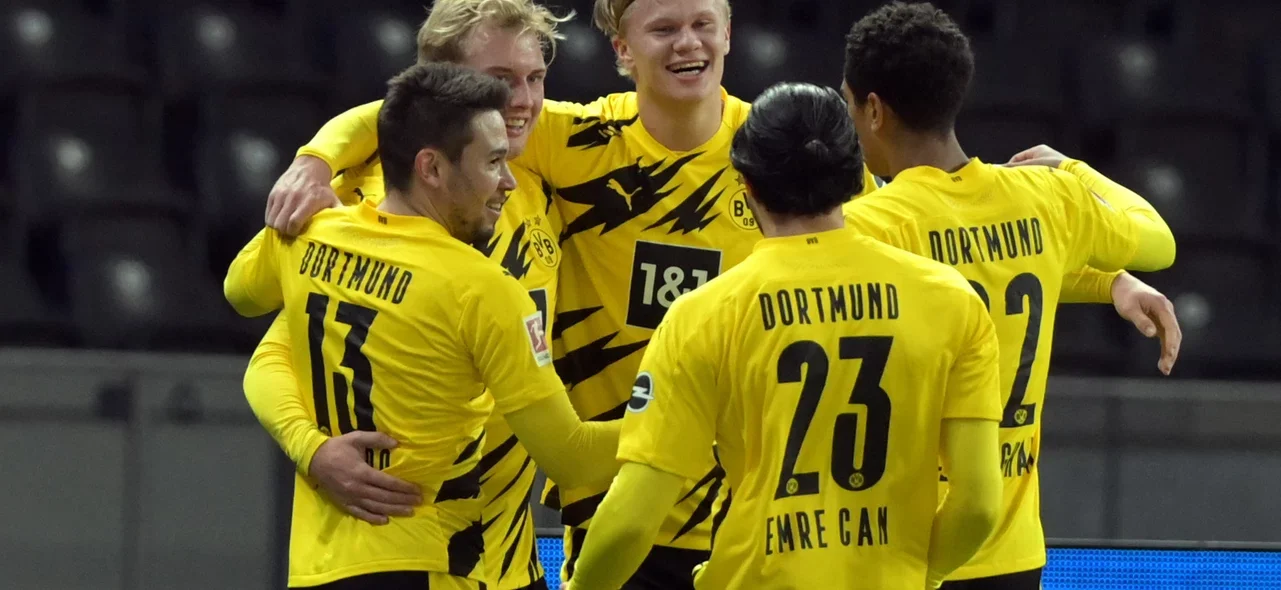 Haaland se reportó con 4 goles / AFP