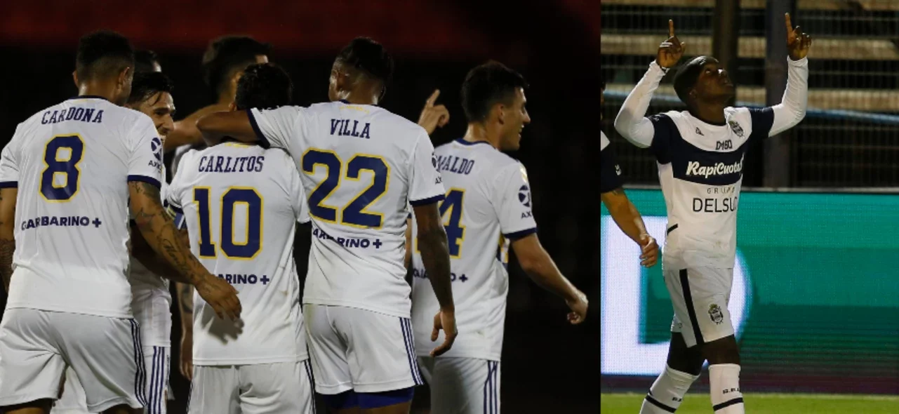 Boca Juniors ganó 2-0 con goles de Tévez y López. / Fotos: Boca y AFP