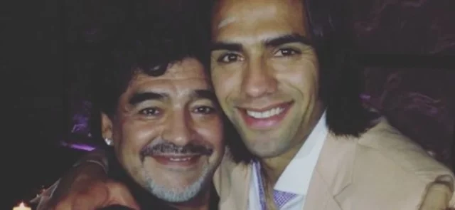 Falcao García aseguró que Maradona fue su ídolo. / Foto: Instagram de Falcao García.