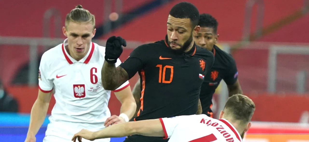 Holanda se impuso 2-1 frente a Polonia en la Liga de Naciones. / Foto: AFP