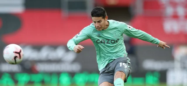 James Rodríguez, figura de Everton. / Foto: AFP