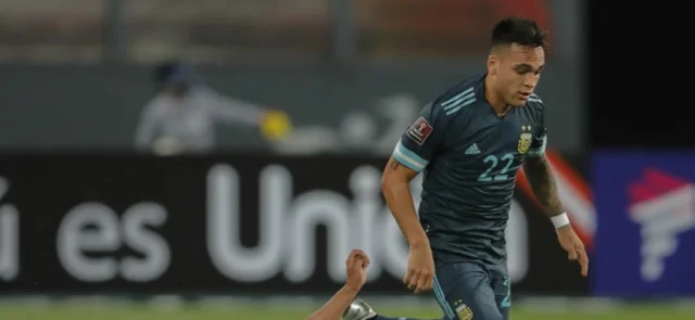 Lautaro Martínez marcó en la victoria de Argentina. / Foto: AFP