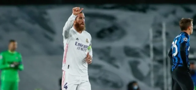 Sergio Ramos marcó gol de cabeza/ AFP