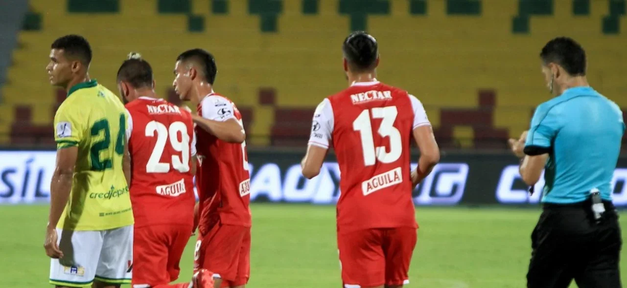 Santa Fe solo perderá el liderato si Tolima vence a Once Caldas por 3 goles de diferencia/ VizzorImage - Jaime Moreno