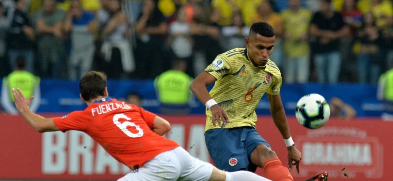 William Tesillo, jugador de Colombia. / Foto: VizzorImage - Julián Medina