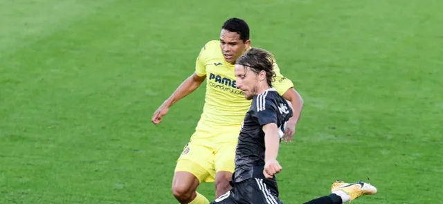 Bacca estuvo presente en el empate de Villarreal frente a Real Madrid / Foto AFP