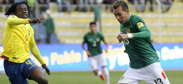 Bolivia vs. Ecuador en 2016 / Foto AFP
