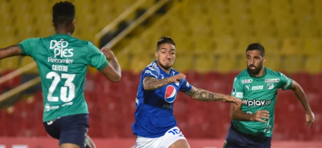 Cali y Millonarios, por la clasificación en Sudamericana / AFP