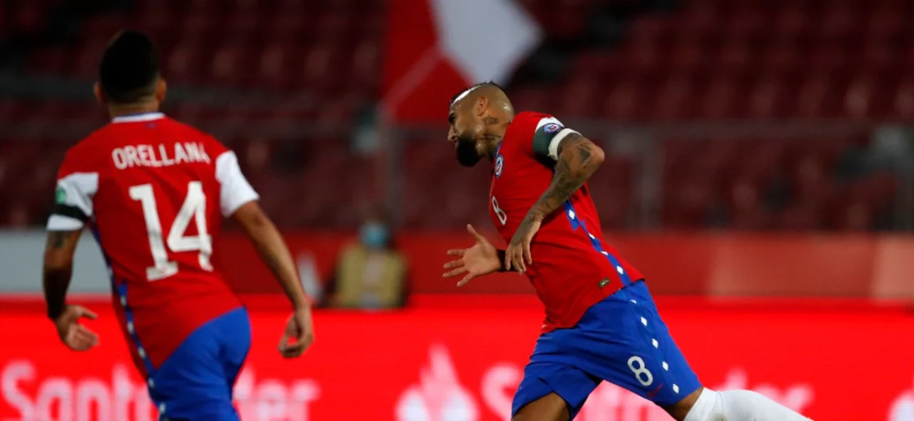 Arturo Vidal, figura en la selección Chile. / Foto: AFP