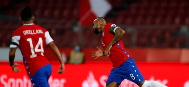 Arturo Vidal, figura en la selección Chile. / Foto: AFP