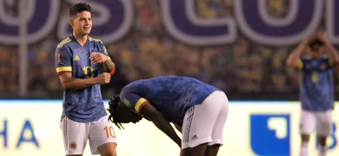 Colombia fue goleada en Quito / AFP