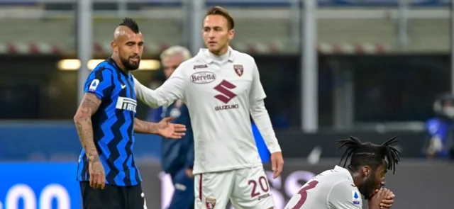 Arturo Vidal presente en el triunfo sobre Torino / Foto AFP