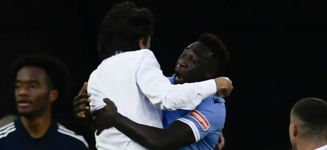 Lazio celebra el empate agónico ante Juventus / Foto AFP