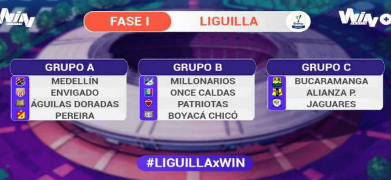 Grupos de la Liguilla BetPlay Dimayor 2020