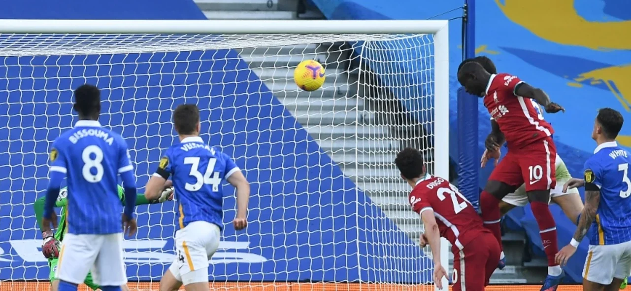 Liverpool en empate ante Brighton / Foto AFP