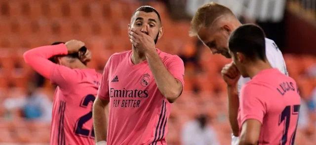 Real Madrid sufrió una dura derrota / AFP