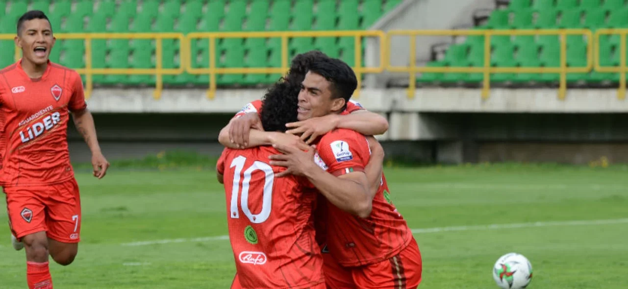 Patriotas celebra la victoria sobre Pereira en la Liga BetPlay Dimayor 2020 / Foto VizzorImage - Macgiver Baron