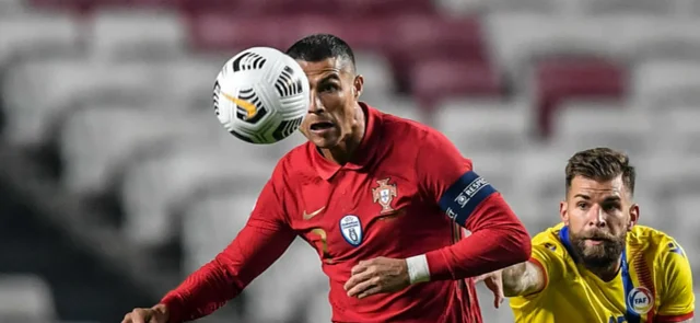 Cristiano Ronaldo ingresó en el segundo tiempo ante Andorra / Foto AFP