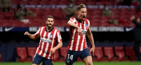 Marcos Llorente, figura de Atlético de Madrid/ AFP