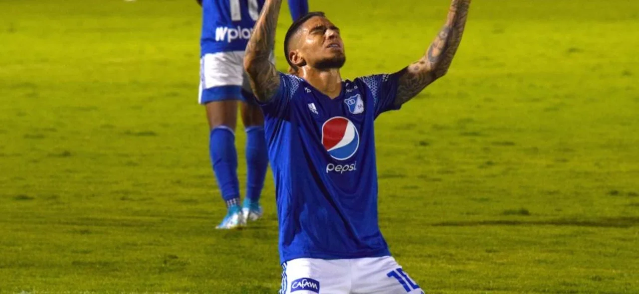 Cristian Arango, delantero de Millonarios/ Vizzorimage