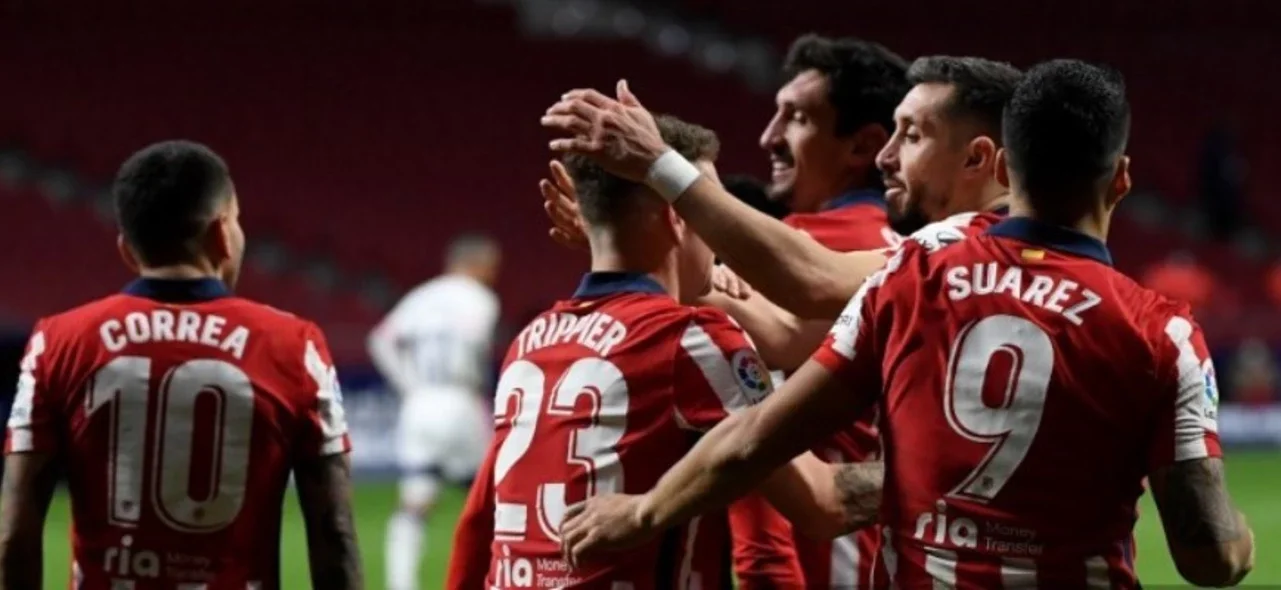 Celebración de Atlético de Madrid/ AFP