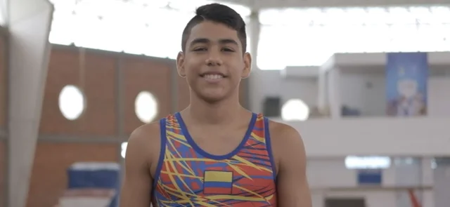 Ángel Gabriel Barajas suma 4 títulos suramericanos en gimnasia. / Foto: Cortesía.