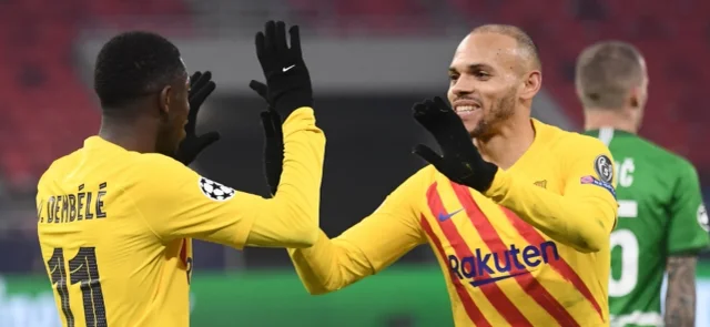 Barcelona derrotó 3-0 a Ferencváros. / Foto: AFP