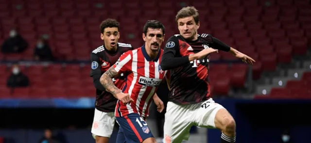 Atlético de Madrid empató 1-1 frente a Bayern Múnich en Champions. / Foto: AFP