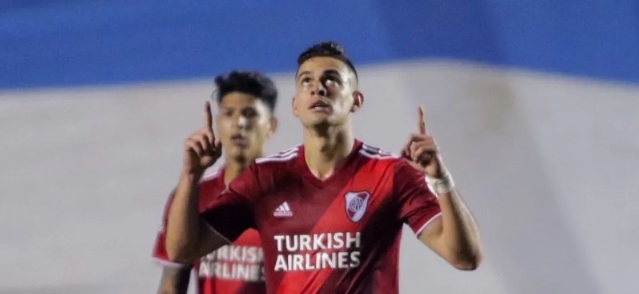 Rafael Santos Borré, delantero de River Plate/ AFP