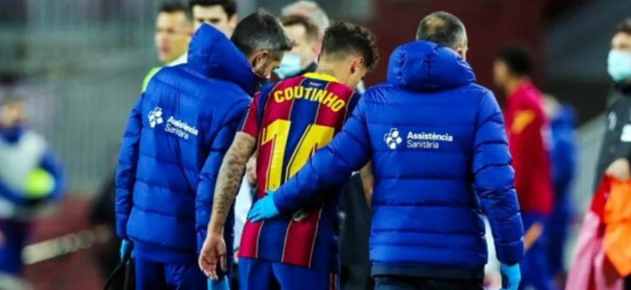 Coutinho se lesionó el menisco externo de la rodilla izquierda. / Foto: Barcelona