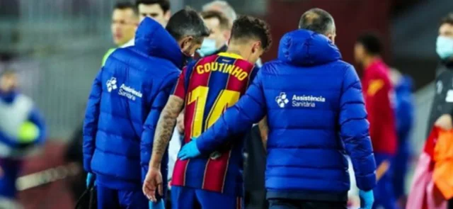 Coutinho se lesionó el menisco externo de la rodilla izquierda. / Foto: Barcelona