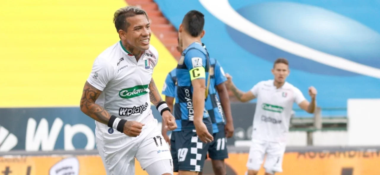 Dayro Moreno anotó el único gol del partido. / Foto: VizzorImage - John Jairo Bonilla