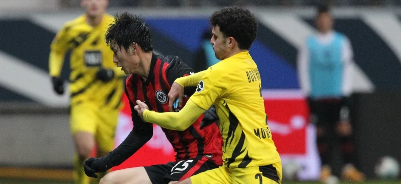 Borussia Dortmund empató 1-1 con Frankfurt. / Foto: AFP
