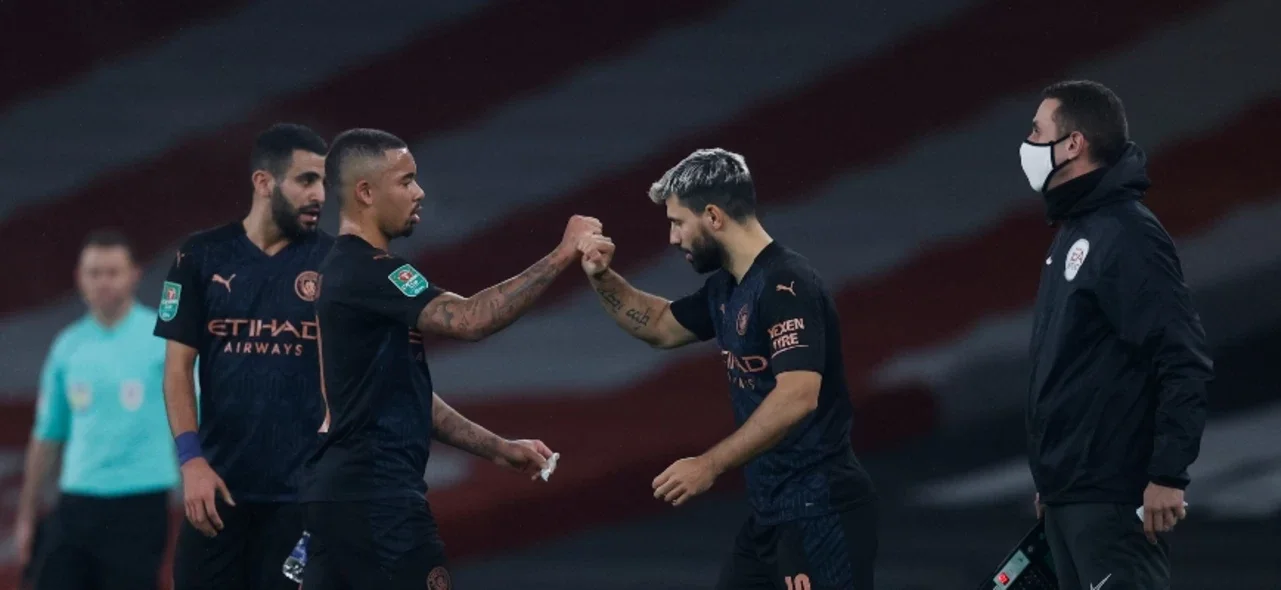 Gabriel Jesús podría estar el 6 de enero ante Manchester United / Foto AFP