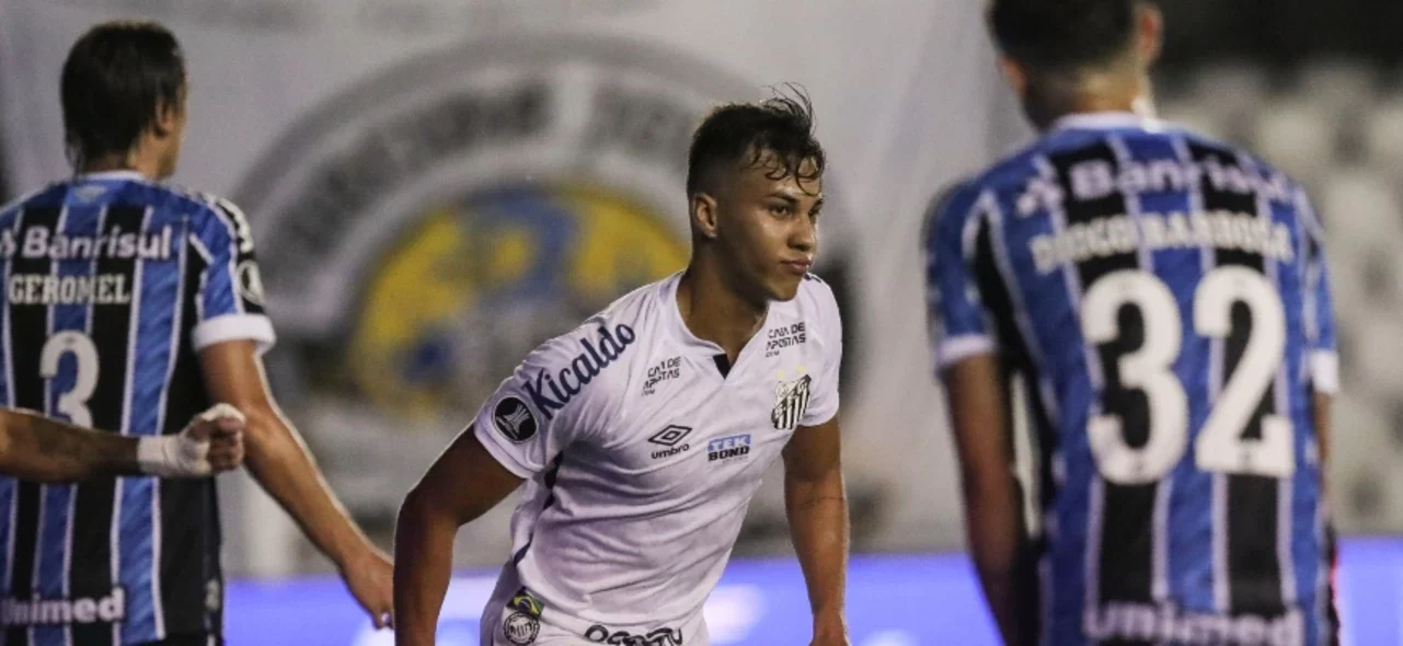 Santos celebra el paso a semifinales de la Copa Libertadores / Foto AFP
