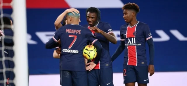 Celebración de PSG/ AFP