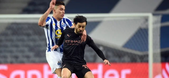 Uribe fue inicialista en Porto; Luis Díaz ingresó al minuto 63. / Foto: AFP