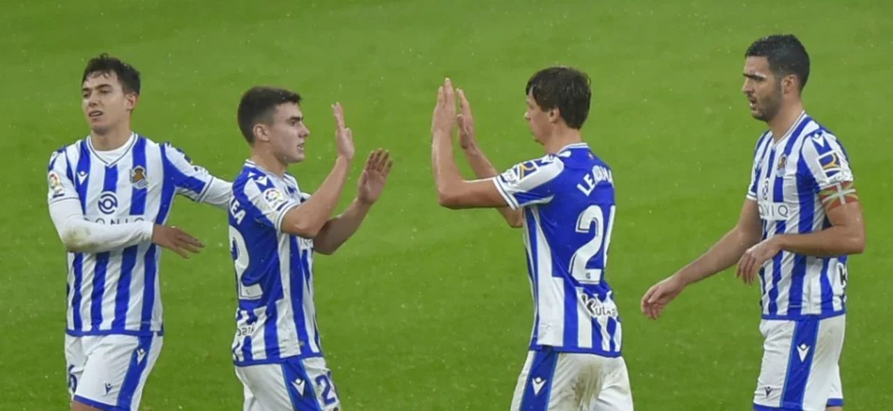 Real Sociedad tiene 29 puntos y es tercero en LaLiga. / Foto: AFP