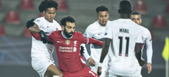 Mohamed Salah, figura de Liverpool/AFP